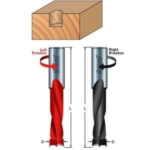 Amana SC632 Carbide Tipped 3-Wing Straight Edge 2-5/8 D x 2 CH x 1/2 & 3/4  Bore Shaper Cutter