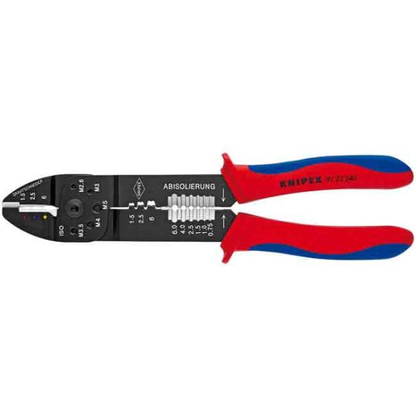 Knipex 09-12-240 Lineman's Pliers With Fish Tape Puller 