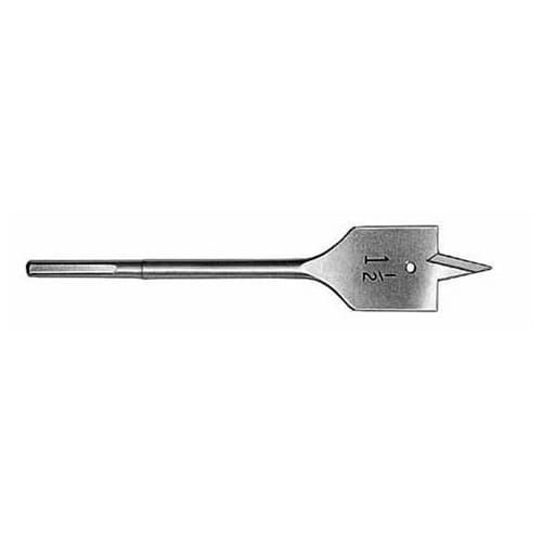 MILWAUKEE BORING FLAT BIT, 1 1/2 IN, CARBON STEEL, 6 IN LENGTH, 1 PC -  Quick-Cutting Spade Drill Bits - MTL48-27-1501