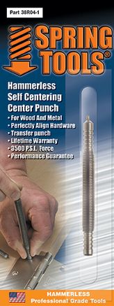 Self aligning deals center punch