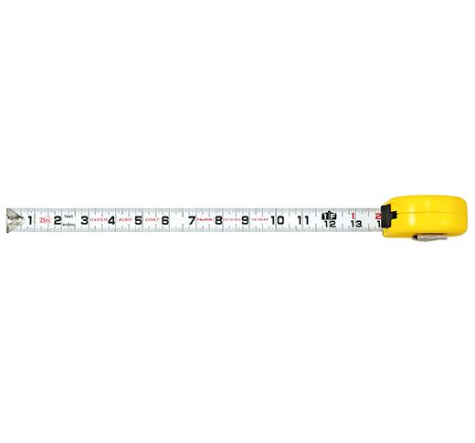 TAJIMA Tape Measure - 30 ft x 1 inch G-Series Measuring Tape with Shock  Resistant Case & Acrylic Coated Blade - G-30BW