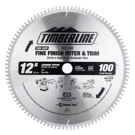 Amana 300-100  Carbide Tipped Finishing Blade For Miter Saw/Stationary Table Saw 12 Inch Dia x 100T ATB