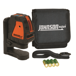 Johnson 40-6650 Self-Leveling Cross-Line Laser Red Beam