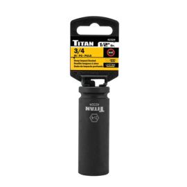 Titan 42324 3/4in 1/2in Dr. 6pt SAE Impact Socket