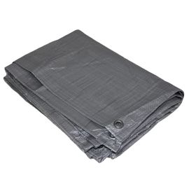 Grip 78520  8' X 10' Grey Tarp - 36