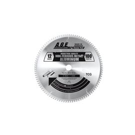 AGE MD12-105-30 Industrial Carbide Tipped Non-Ferrous Metal-Aluminum Saw Blade 12 inch Diam 30 mm inch Bore