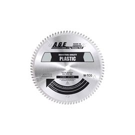 AGE MD12-962 Industrial Carbide Tipped Plastic Saw Blades 12 inch Diam 96 Teeth 1 inch Bore Saw Blade