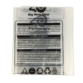 Big Horn 11785, Disposable Clear Plastic Dust Bags, 11785