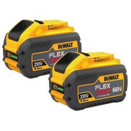 DeWalt DCB609-2 20/60V MAX Flexvolt Li-Ion Battery Dual Pack