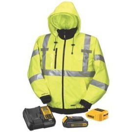 DeWalt DCHJ070C1 20V/12V MAX* Class III High-Vis 3-n-1 Heated Jacket