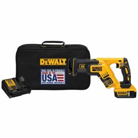 DeWalt DCS367P1 20 V MAX* XR Brushless Compact Reciprocating Saw Kit (5.0 Ah)