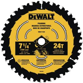 DeWalt DWA171424B10 7-1/4-Inch 24-Tooth Circular Saw Blade