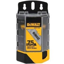 Dewalt DWHT11004 Heavy Duty Blades for Utility Knives 75 Pk