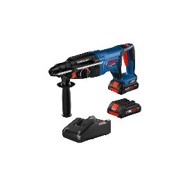 Bosch GBH18V-25DK25 18V EC Brushless SDS-plus® Bulldog™ 1 In. Rotary Hammer Kit with (2) CORE18V 4.0 Ah Compact Batteries