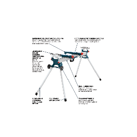 Bosch GTA3800 Folding Leg Miter Saw Stand