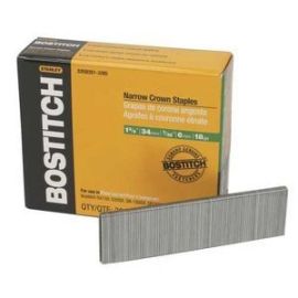 Bostitch SX50351-3-8G 1-3/8-Inch Crown Finish Staple (3,000 per Box)