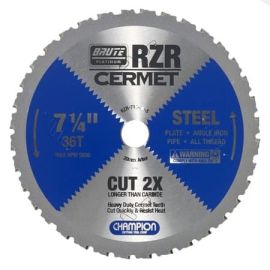 Champion RZR-714-54-KO-NF Cermet Tipped Circular Saw Blade 7-1/4" 