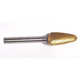 Champion SF1-IPAC Double Cut TIN Carbide Bur