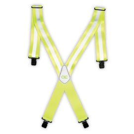 Custom LeatherCraft 14110 Heavy-Duty Hi-Viz Work Suspenders