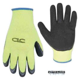 CLC 2339L Hi-Viz Lime Cold Weather Latex Gripper - Large