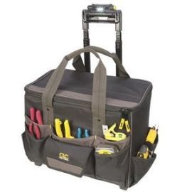 CLC L258 17 inch 17-Pocket Roller Bag with Light Handle