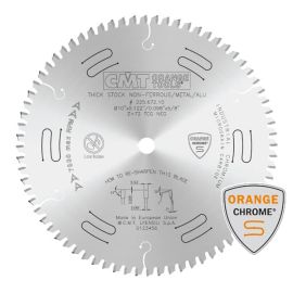 CMT 225.672.10 10-in. Industrial Xtreme non-ferrous metal, PVC & melamine circular saw blade 72 TPI