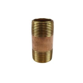 Coilhose Pneumatics NL0602 Brass Long Nipple, 3/8" MPT x 2"