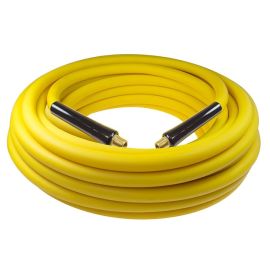 Coilhose Pneumatics YB40254Y Yellow Belly PVC Hybrid Hose 1/4 ID x 25', 1/4" MPT