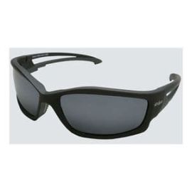 Edge TSK21-G15-7 Black G-15 Silver Mirror Lens Kazbek Polarized Safety Glasses