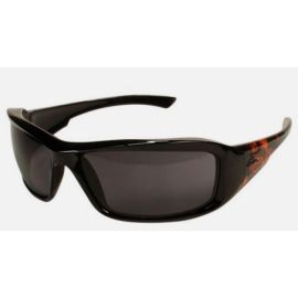 EDGE TXB416-T1 BRAZEAU POLARIZED SMOKE GLASSES - BLACK