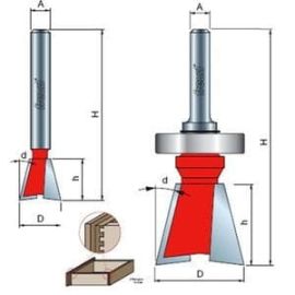 Freud 22-102 Dovetail Bits