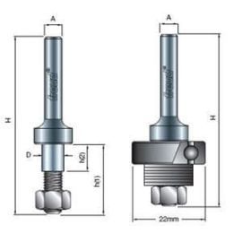 Freud 60-100 Slotting Cutter Arbors