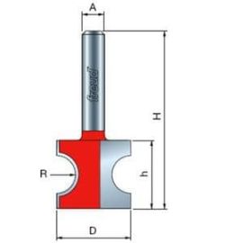 Freud 82-116 Half Round Bits