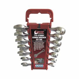 Grip 89096 Stubby Wrench Set — 7-Pc., SAE