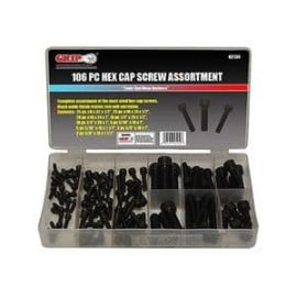 Grip 43124 106pc Hex Cap Screw Assortment