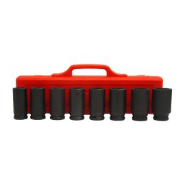 Grip 73588 9 Pc 3/4 in. Deep Impact Socket Set MM