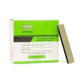 Grex GNS18-35 1-3/8 x 1/4-in. Gavanized Crown Staples (5000 pcs)