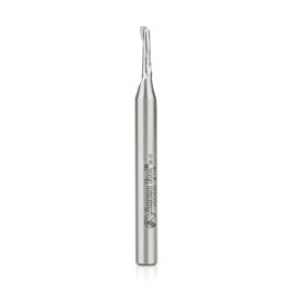 Amana HSS1620 High Speed Steel (HSS) Single Flute Spiral Aluminum Cutting 1/8 Dia x 3/8 x 1/4 Inch Shank Up-Cut Router Bit