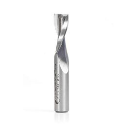 Amana HSS1644 High Speed Steel (HSS) Double Flute Spiral Aluminum Cutting 1/2 Dia x 1-1/2 x 1/2 Inch Shank Up-Cut Router Bit