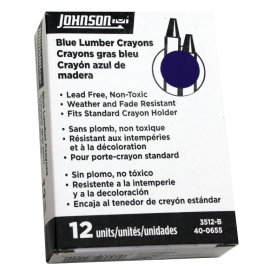 Johnson Level 3512-B, Blue Lumber Crayon | Dynamite Tool