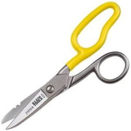 Klein  21010-6-SEN Heavy-Duty Carbon Steel Scissors w/ Free-Fall Handle 19 & 23 AWG