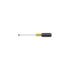 Klein 602-4 Screwdriver, Cushn-Grip, HD Round-Shank Keystone, 1/4"x4"