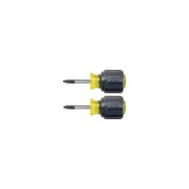 Klein 85155 Screwdriver Set, 2-Pc. Stubby Square-Recess