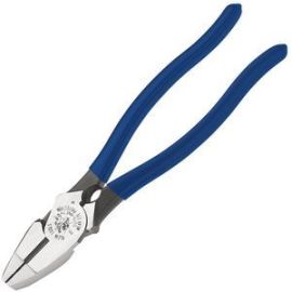 Klein D213-9NETH 9 inch High-Leverage Side-Cutting Pliers Linemans Bolt-Thread Holding