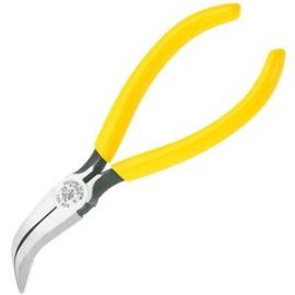 Klein D302-6 Long-Nose Pliers Curved 6-1/4 inch