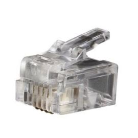 Klein  VDV826-601RJ11 6P4C Telephone Plug, 25 Pack