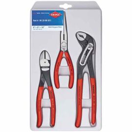 Knipex 002008US1 "Kraft 1" Set Of Pliers In Plastic Deep-Drawn Packaging