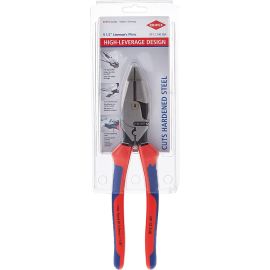 Knipex 09 12 240 SBA 9.5-Inch Ultra-High Leverage Lineman's Pliers with Fish Tape Puller and Crimper