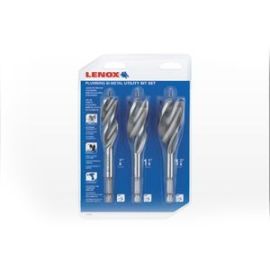 Lenox 14787-300PS PLUMBER'S BI-METAL UTILITY BIT KIT (3 PC)