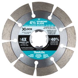 Makita E-07191 X‑LOCK 4‑1/2" Segmented Diamond Blade for Masonry Cutting